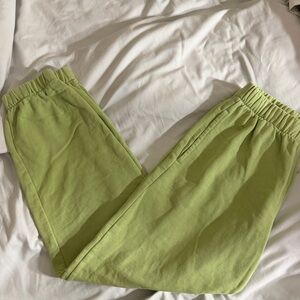 Brandy Melville Light Green Joggers